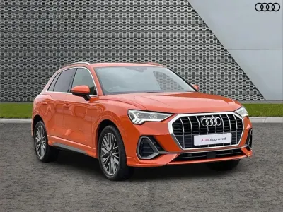 Używany Audi Q3 S-Line 150 KM (110 kW) 2022 Pomarańczowy SUV