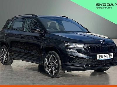 Used Skoda Karoq SportLine 110 HP (80 kW) 2024 Black magic pearl effect SUV