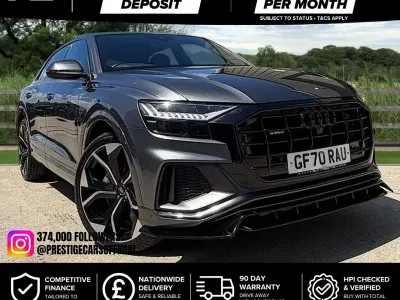 Used Audi Q8 S-Line 286 HP (210 kW) 2020 Grey SUV