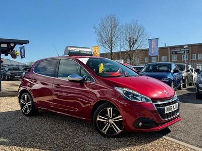 Used Peugeot 208 GT-line 100 HP (73 kW) 2018 Red Hatchback