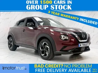 Used Nissan Juke N-Connecta 114 HP (83 kW) 2023 Red SUV