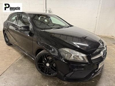 Used Mercedes A180 AMG line 109 HP (80 kW) 2016 Black Hatchback