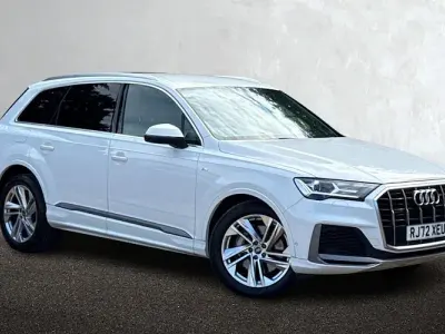 Used Audi Q7 S-Line 340 HP (250 kW) 2022 White SUV