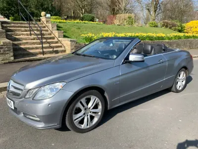 Used Mercedes E220 SE 170 HP (125 kW) 2012 Silver Cabriolet