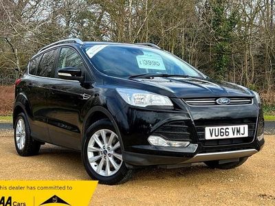 Used Ford Kuga Titanium 150 HP (110 kW) 2016 Black SUV