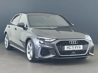 Used Audi A3 S-Line 150 HP (110 kW) 2022 Grey Sedan