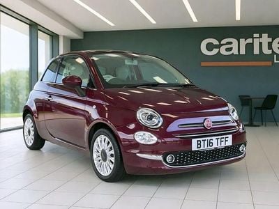 Used Fiat 500 Lounge 69 HP (50 kW) 2016 Red Hatchback