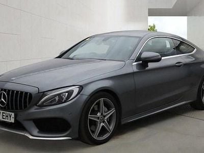 Używany Mercedes C220 AMG line 170 KM (125 kW) 2017 Szary Coupe