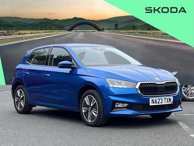 Used Skoda Fabia SE L 108 HP (79 kW) 2023 Blue Hatchback