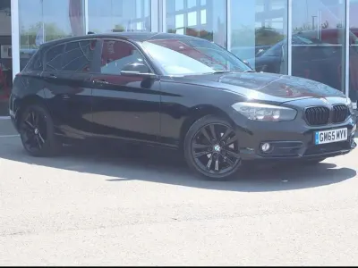 Used BMW 118 Sport Line 136 HP (100 kW) 2015 Black Hatchback