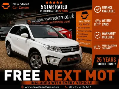 Used Suzuki Vitara SZ-T 120 HP (88 kW) 2017 White SUV
