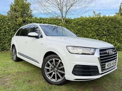 White Used 2015 Audi Q7 S-Line SUV | £17,850 (Fair price)