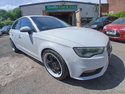 Begagnad Audi A3 Sport 2013 Vit Halvkombi