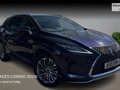 Used Lexus RX450h 2021 Blue SUV