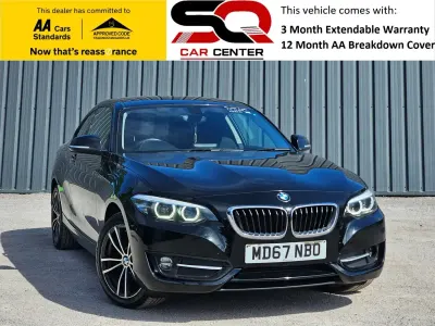 Używany BMW 218 Sport Line 2018 Czarny Coupe