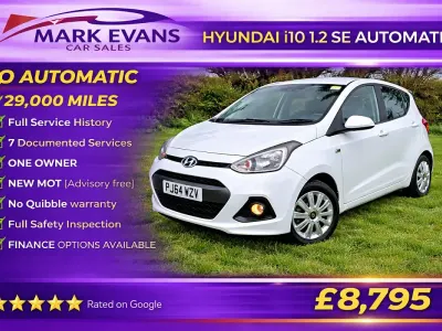 Used Hyundai i10 SE 87 HP (63 kW) 2014 White Hatchback