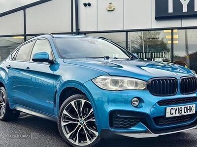 Used BMW X6 M Sport 2018 Blue SUV