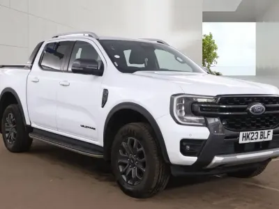 Begagnad Ford Ranger Wildtrack 2023 Vit Pickup