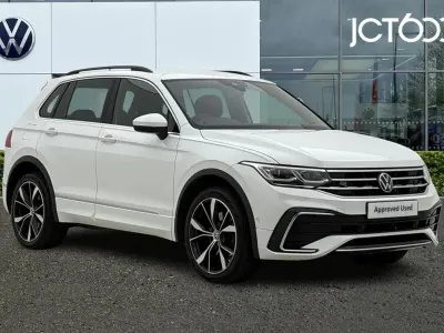 Used VW Tiguan R-line 245 HP (180 kW) 2022 White SUV