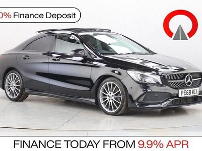 Used Mercedes CLA220 AMG line 177 HP (130 kW) 2018 Black Sedan