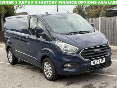 Blue Used 2021 Ford Transit Custom Limited Van | £11,000 (Super price)