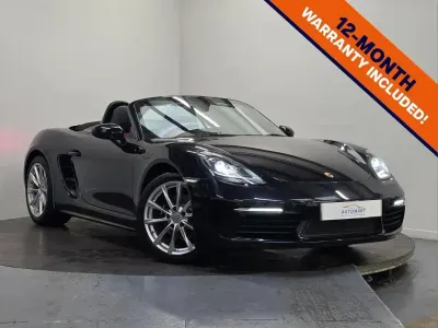 Used Porsche Boxster 296 HP (217 kW) 2017 Black Cabriolet