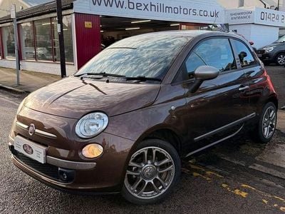 Used Fiat 500 69 HP (50 kW) 2009 Brown Hatchback
