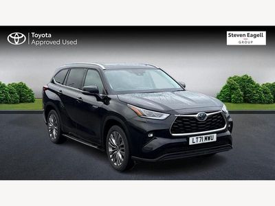 Black Used 2021 Toyota Highlander SUV | £39,499 (A bit pricey)