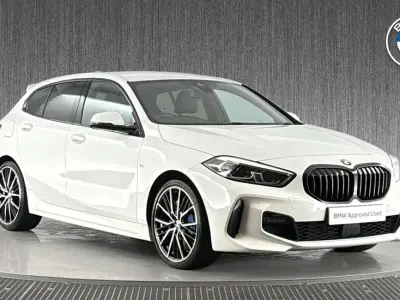 Used BMW 118 M Sport 136 HP (100 kW) 2021 White Hatchback