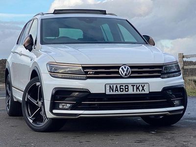 Used VW Tiguan R-line 150 HP (110 kW) 2018 Pure white SUV