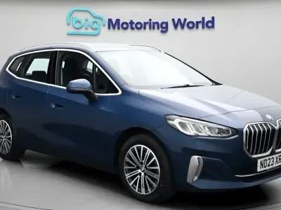 Used BMW 225 Active Tourer Luxury Line 245 HP (180 kW) 2023 Blue MPV
