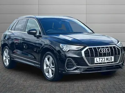 Used Audi Q3 S-Line 150 HP (110 kW) 2023 Black SUV