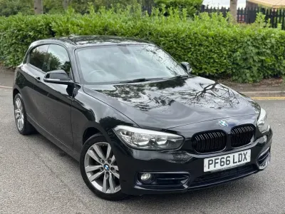 Used BMW 118 Sport Line 2016 Black Hatchback