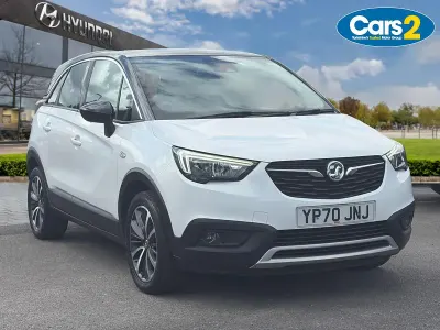 Used Vauxhall Crossland X Elite 102 HP (75 kW) 2019 White SUV