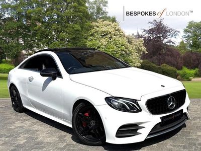 White Used 2018 Mercedes E220 AMG line Coupe | £20,595 (Super price)