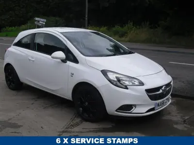 Used Vauxhall Corsa SRi 75 HP (55 kW) 2016 White Hatchback