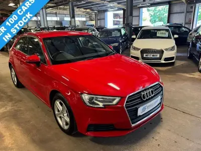 Used Audi A3 115 HP (84 kW) 2017 Red Hatchback