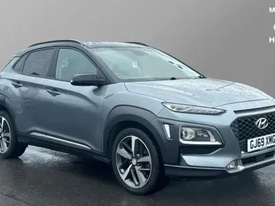 Used Hyundai Kona Premium 177 HP (130 kW) 2019 Silver SUV