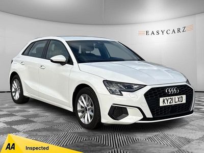 White Used 2021 Audi A3 Sportback Hatchback | £15,295 (Fair price)