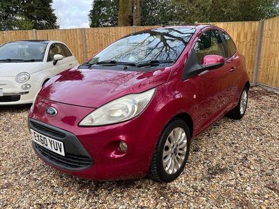 Used Ford Ka Zetec 2010 Red Hatchback