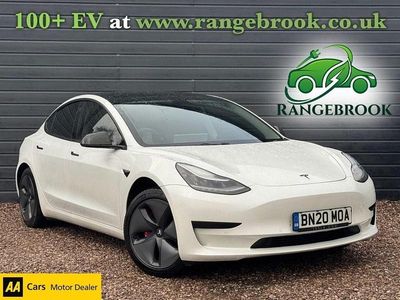 White Used 2020 Tesla Model 3 Standard Range Sedan | £14,199 (Fair price)