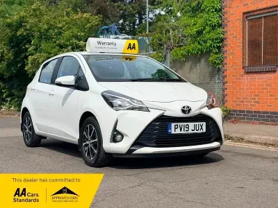 Used Toyota Yaris 2019 White Hatchback