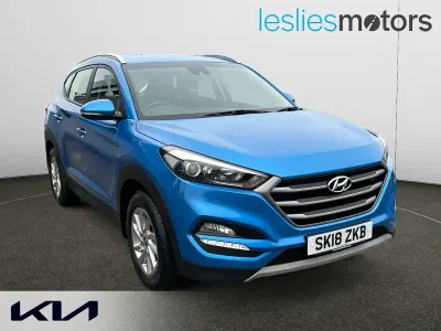 Used Hyundai Tucson SE 116 HP (85 kW) 2018 Blue SUV
