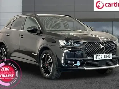 Used DS Automobiles DS7 Crossback Performance Line Plus 131 HP (96 kW) 2022 Black SUV