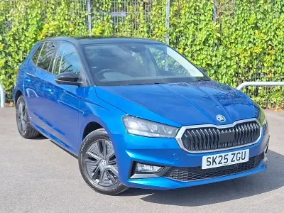 Used Skoda Fabia Design Edition 116 HP (85 kW) 2025 Blue Hatchback