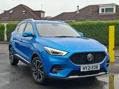 Used MG ZS Exclusive 106 HP (77 kW) 2021 Blue SUV