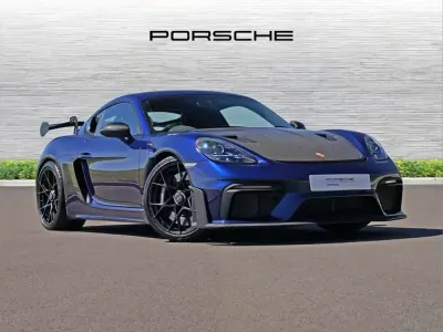 Used Porsche Cayman GT4 493 HP (362 kW) 2023 Blue Coupe