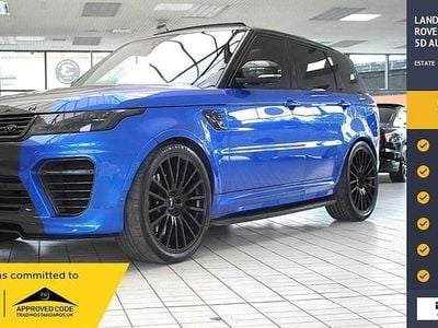 Used Land Rover Range Rover Sport SVR 567 HP (417 kW) 2019 Blue SUV