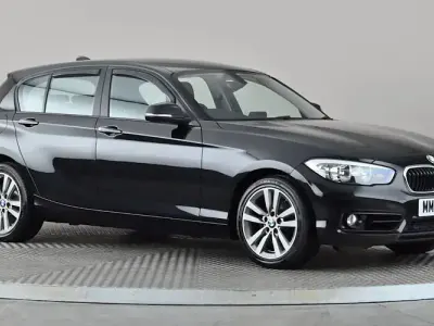 Used BMW 118 Sport Line 136 HP (100 kW) 2018 Black Hatchback