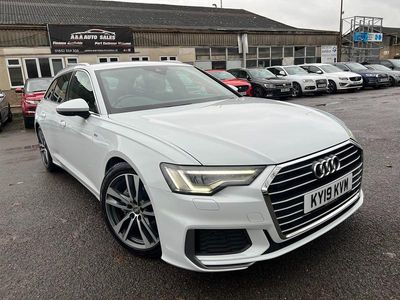 Used Audi A6 S-Line 204 HP (150 kW) 2019 White Estate
